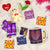 Valentine Gift Coffee Mug and Set of 4 Photo Clip, Card and Teddy, Rose with Cadbury Dairy Milk Chocolate Pack Of 4