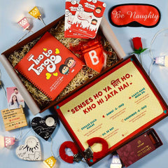 5 Senses Love Hamper with personalised greeting card