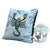 Indigifts Scorpio Zodiac Blue Coffee Mug and Cushion Cover 12x12 with Filler Combo