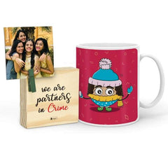 Chhupi Rustam Mug with Mini Frame (Pink)