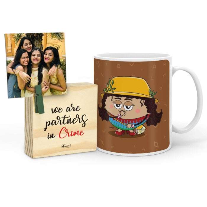 Sundari Mug with Mini Frame (Brown)