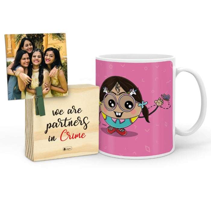 Kalakaar Mug with Mini Frame (Pink)