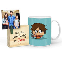 Kamina Mug with Mini Frame (Blue)