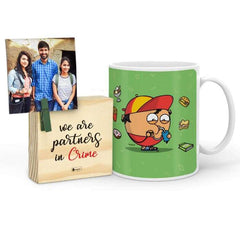 Bhukkad Mug with Mini Frame (Green)