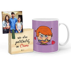 Romeo Mug with Mini Frame (Purple)