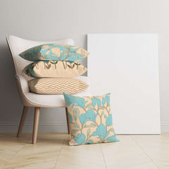 Reversible Cushion Cover Set of 4, 16 X16 Inch