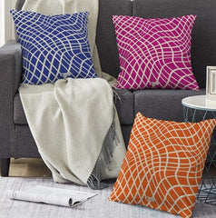 Geometric Print 3 Cushion Cover Set (Multi)