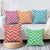 Beautiful Printed Home Décor Cushion Cover Set of 5 Geometric Pattern Multicolor