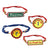 Pack of 4 Embroidery Rakhi