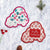 Cloudy Christmas and Festive Lights Set of two Fridge Magnets