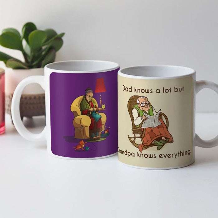 Coffee Mug set Gift for Grandparents