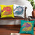 Horse Geometric Abstract Set of 3 Cushion Covers