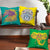 Set of 3 Cushion Covers Animal Geometric Abstract