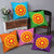 Decorative Marigold Rangoli Set of 5 Cushion Covers