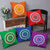 Decorative Circular Rangoli Set of 5 Cushion Covers