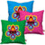 Colorful ethnic themed Set of 3 Cushion Covers 