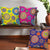 Set of 3 Cushion Covers Traditional Colorful Decorative