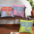 Elephant Face Doodle Abstract Set of 3 Cushion Covers