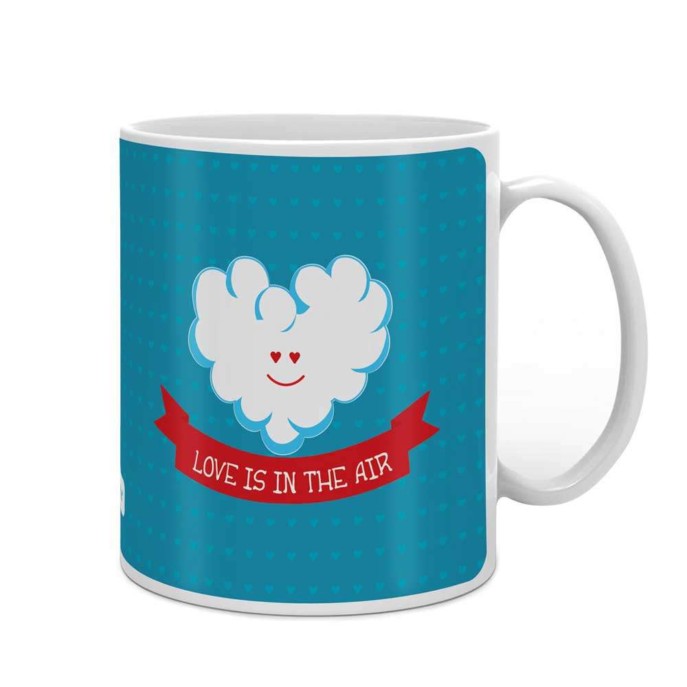 Smiling Cloud Blue Coffee Mug