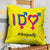 Indigifts Abstract Expression for LGBT Yellow Cushion Cover