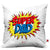 Indigifts Super Dad Quote White Cushion Cover
