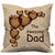 Indigifts The Awesome Dad Quote Beige Cushion Cover
