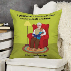 Love You Grandpa Quote Cushion