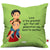 Indigifts Love is the Greatest Gift Quote Father Son Love Green Cushion Cover