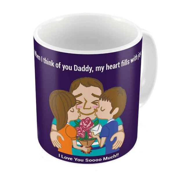 I Love You Soo Much Dad Coffee Mug (Blue)