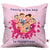 Indigifts Key to Happiness Pink Cushion Cover