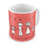 Indigifts Family Key to Happiness Light Red Coffee Mug