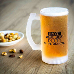 Beer Is the CheatCode Glass Beer Mug