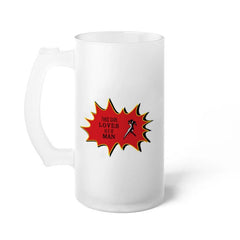 This Girl Loves Her Man Digital Printed Beer Mug Gift for Girlfriend