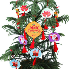 Christmas Sprinted Tree Hangings