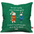 Indigifts I Start Insulting you on a Daily Basis Green Cushion Cover
