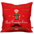 Indigifts Best Grandpa Ever Quote Comic Folk Style Red Cushion Cover