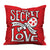 Valentine Gifts The Secret Love Quote Printed Red Cushion Cover 12x12 Inches with Filler