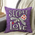 Valentine Gifts The Secret Love Quote Printed Red Cushion Cover 12x12 Inches with Filler