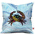 Indigifts Cancer Zodiac Blue Cushion Cover