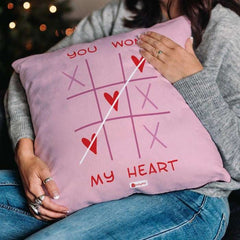 All Hearts Reversible Cushion with Cover Valentine Gift