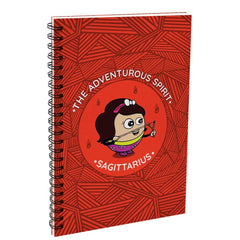 Saggitarius The Adventurous Spirit Red Diary