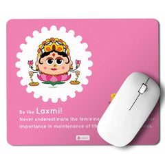 Pink Mouse Pad for Laptop Be like Laxmi