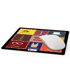 Colourful Checks Graphic Multi Mouse Pad