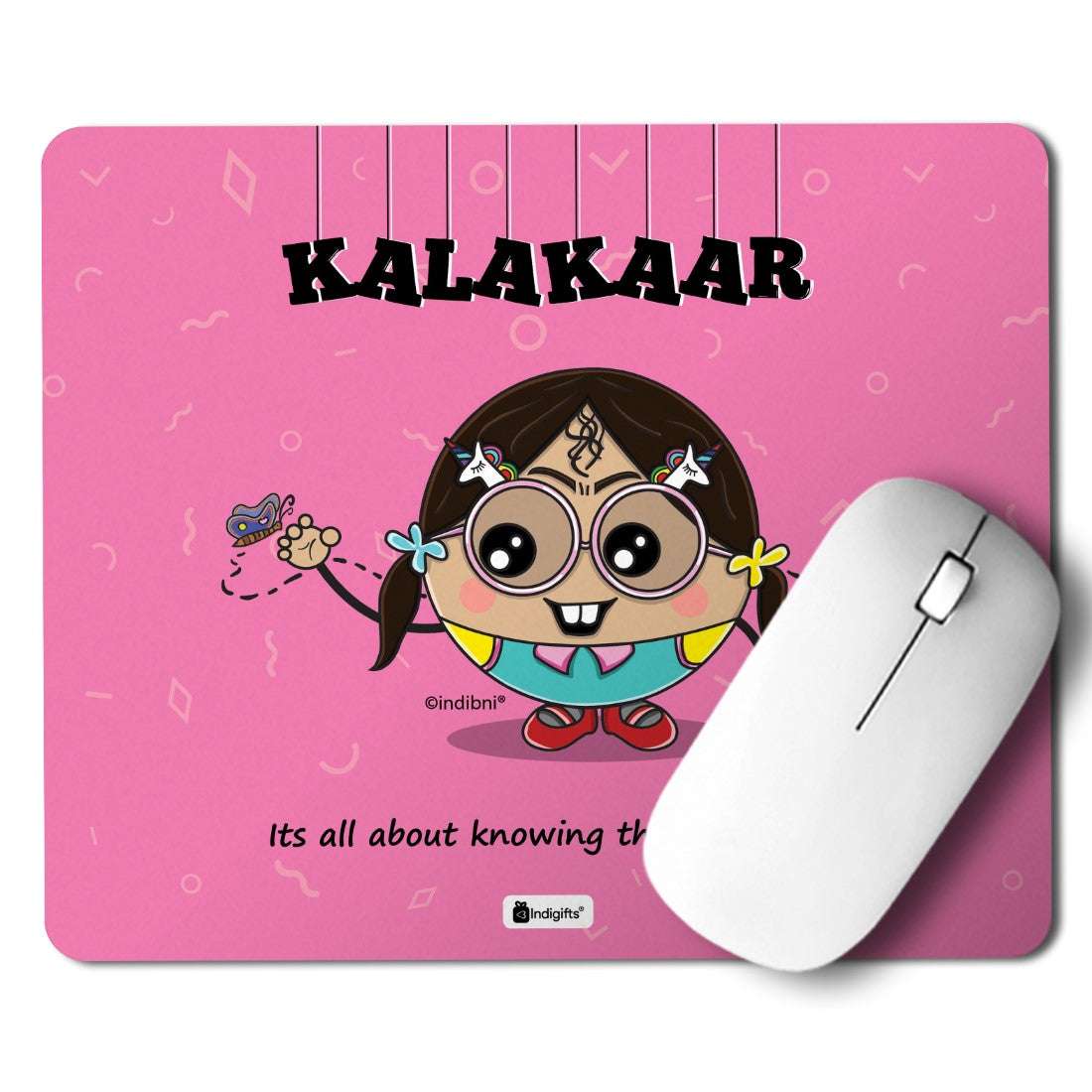 Kalakaar Mousepad (Pink)