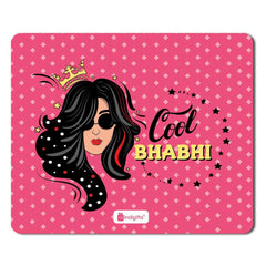 Hand Illustration Pink Mouse Pad