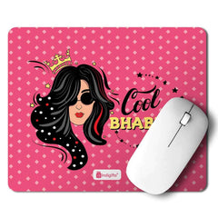 Hand Illustration Pink Mouse Pad