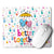 Indigifts Heart Emoticons White Mouse Pad