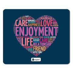 Heart Filled With Love Digital Printed Mouse Pad