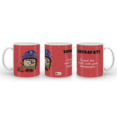 Khurafati Mug with Mini Frame (Red)