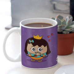 Pyari Dulari Mug with Mini Frame (Purple)